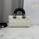 Replica di lusso Borsa 1:1 Dior Lady D-Joy Micro Bag Latte Cannage in pelle di agnello bianca Imitazioni Cloni Borsa Replica Dior Lady D-Joy Micro Bag Latte Cannage in pelle di agnello bianca firmate