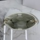 Replica di lusso Borsa Dior Trianon con catena agnello piatta Macrocannage Bianco Imitazioni Cloni Borsa Dior Trianon con catena agnello piatta Macrocannage Bianco firmate