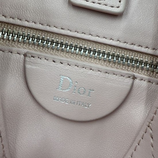 Replica di lusso Borse Dior Trianon con catena agnello piatta Macrocannage Rosa Imitazioni Cloni Borse Replica Dior Trianon con catena agnello piatta Macrocannage Rosa firmate
