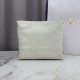 Replica di lusso Borse Dior Trianon con catena piatta macrocannage bianca Imitazioni Cloni Borse Dior Trianon con catena piatta macrocannage bianca firmate