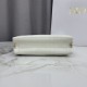 Replica di lusso Borse Dior Trianon con catena piatta macrocannage bianca Imitazioni Cloni Borse Dior Trianon con catena piatta macrocannage bianca firmate
