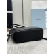 Replica di lusso Borse tote mini Prada Carry 1BA496 Nero Imitazioni Cloni Borse tote mini Prada Carry 1BA496 Nero firmate