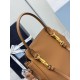 Replica di lusso Borse tote mini Prada Carry 1BA496 Marrone Imitazioni Cloni Borse tote mini Prada Carry 1BA496 Marrone firmate