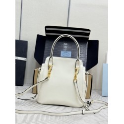 Borse tote mini Prada Carry 1BA496 Bianca Borse tote mini Prada Carry 1BA496 Bianca