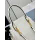 Replica di lusso Borse tote mini Prada Carry 1BA496 Bianca Imitazioni Cloni Borse tote mini Prada Carry 1BA496 Bianca firmate