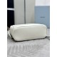 Replica di lusso Borse tote mini Prada Carry 1BA496 Bianca Imitazioni Cloni Borse tote mini Prada Carry 1BA496 Bianca firmate