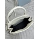 Replica di lusso Borse tote mini Prada Carry 1BA496 Bianca Imitazioni Cloni Borse tote mini Prada Carry 1BA496 Bianca firmate