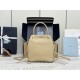 Replica di lusso Borse tote mini Prada Carry 1BA496 Cammeo Imitazioni Cloni Borse tote mini Prada Carry 1BA496 Cammeo firmate