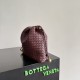 Cloni Borse con coulisse Bottega Veneta Intrecciato Borgogna firmate