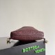 Cloni Borse con coulisse Bottega Veneta Intrecciato Borgogna firmate