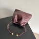 Cloni Borse con coulisse Bottega Veneta Intrecciato Borgogna firmate