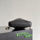 Replica di lusso Borse con coulisse Bottega Veneta Intrecciato Nera Imitazioni Cloni Borse con coulisse Bottega Veneta Intrecciato Nera firmate