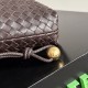 Cloni Borse con coulisse Bottega Veneta Intrecciato Caffè firmate