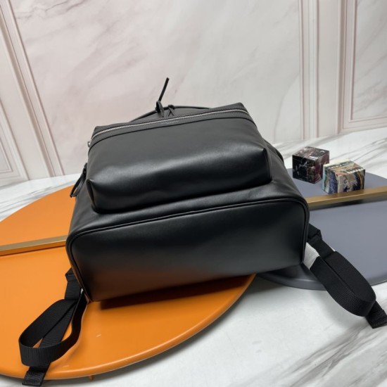 Replica di lusso Zaino YSL Saint Laurent City in pelle opaca nera Imitazioni Cloni Zaino YSL Saint Laurent City in pelle opaca nera firmate