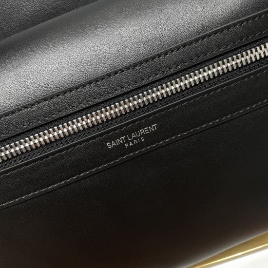 Replica di lusso Zaino YSL Saint Laurent City in pelle opaca nera Imitazioni Cloni Zaino YSL Saint Laurent City in pelle opaca nera firmate