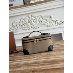 Marsupio Loro Piana Extra Pocket L19 con maniglia superiore Nero