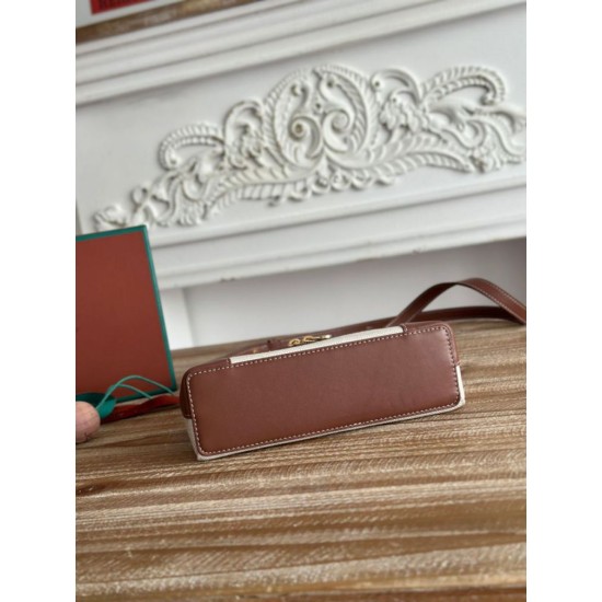 Replica di lusso Marsupio Loro Piana Extra Pocket L19 con maniglia superiore Marrone Imitazioni Cloni Marsupio Loro Piana Extra Pocket L19 con maniglia superiore Marrone firmate