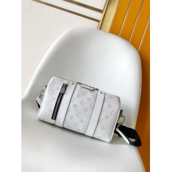 Borsa da uomo Louis Vuitton City Keepall M27184 M26750 bianca