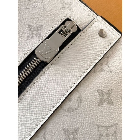 Replica di lusso Borsa da uomo Louis Vuitton City Keepall M27184 M26750 bianca Imitazioni Cloni Borsa da uomo Louis Vuitton City Keepall M27184 M26750 bianca firmate