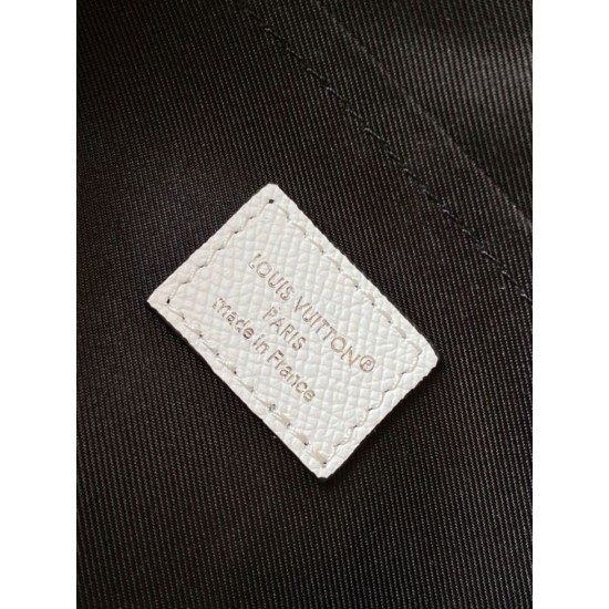 Replica di lusso Borsa da uomo Louis Vuitton City Keepall M27184 M26750 bianca Imitazioni Cloni Borsa da uomo Louis Vuitton City Keepall M27184 M26750 bianca firmate