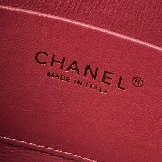 Replica di lusso Borsa shopping piccola Chanel 26S AS6248 blu Imitazioni Cloni Borsa shopping piccola Chanel 26S AS6248 blu firmate