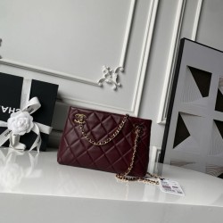 Borse shopping piccola Chanel 26S AS6248 Borgogna