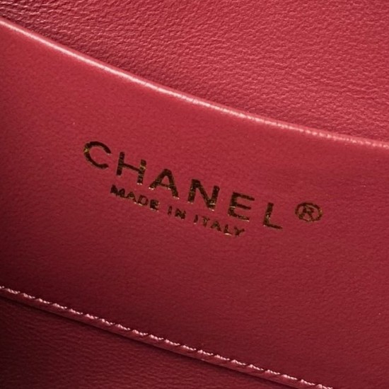 Replica di lusso Borse Alta Qualità shopping piccola Chanel 26S AS6248 Borgogna Imitazioni Cloni Borse Replica Alta Qualità shopping piccola Chanel 26S AS6248 Borgogna firmate