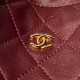 Replica di lusso Borsa a secchiello trapuntata Chanel 25 con coulisse AP5317 Borgogna Imitazioni Cloni Borsa a secchiello trapuntata Chanel 25 con coulisse AP5317 Borgogna firmate