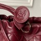 Replica di lusso Borsa a secchiello trapuntata Chanel 25 con coulisse AP5317 Borgogna Imitazioni Cloni Borsa a secchiello trapuntata Chanel 25 con coulisse AP5317 Borgogna firmate
