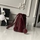 Replica di lusso Borsa a secchiello trapuntata Chanel 25 con coulisse AP5317 Borgogna Imitazioni Cloni Borsa a secchiello trapuntata Chanel 25 con coulisse AP5317 Borgogna firmate