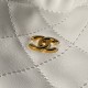 Replica di lusso Borse Alta Qualità a secchiello trapuntata Chanel 25 con coulisse AP5317 Bianca Imitazioni Cloni Borse Replica Alta Qualità a secchiello trapuntata Chanel 25 con coulisse AP5317 Bianca firmate