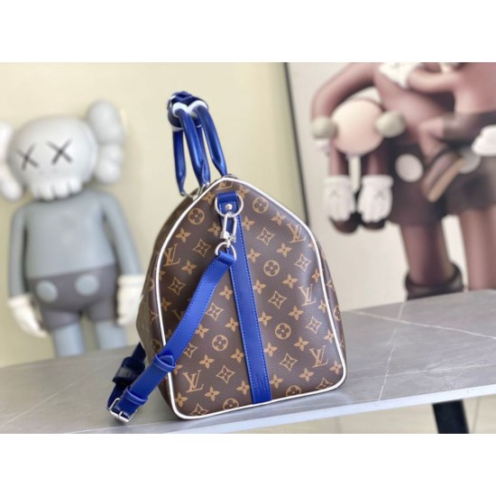 Replica di lusso Bora Pari da viaggio Louis Vuitton Keepall Bandoulière 50 M28161 Imitazioni Cloni Bora Pari replica da viaggio Louis Vuitton Keepall Bandoulière 50 M28161 firmate
