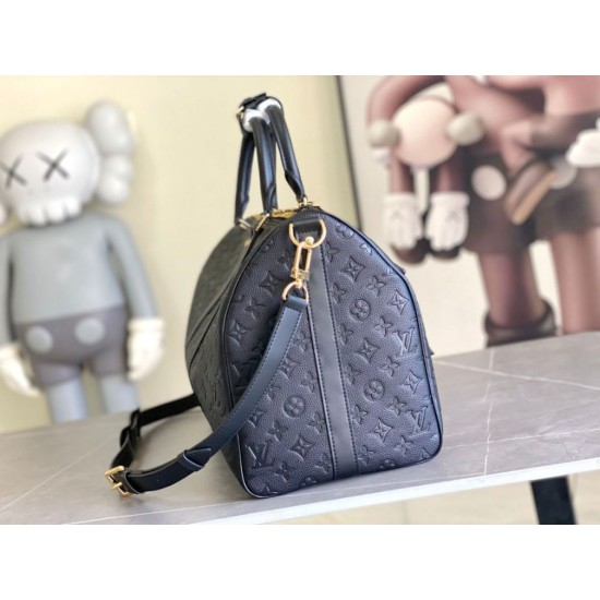 Replica di lusso Borse Louis Vuitton Keepall Bandoulière 45 M26460 Nera Imitazioni Cloni Borse Louis Vuitton Keepall Bandoulière 45 M26460 Nera firmate