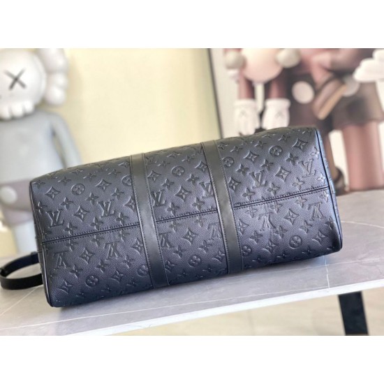 Replica di lusso Borse Louis Vuitton Keepall Bandoulière 45 M26460 Nera Imitazioni Cloni Borse Louis Vuitton Keepall Bandoulière 45 M26460 Nera firmate