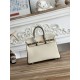 Replica di lusso Borsa Hermès Birkin 25cm/30cm bicolore pelle Togo Bianco/Marrone Imitazioni Cloni Borsa Hermès Birkin 25cm/30cm bicolore pelle Togo Bianco/Marrone firmate