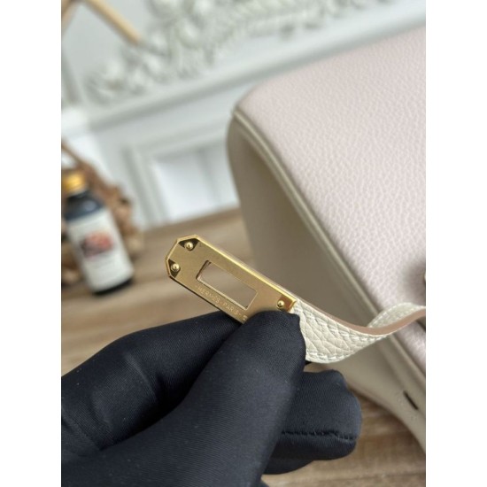 Replica di lusso Borse Firmate Hermès Birkin 25cm/30cm bicolore pelle Togo Rosa/Bianco Imitazioni Cloni Borse Firmate Replica Hermès Birkin 25cm/30cm bicolore pelle Togo Rosa/Bianco firmate