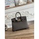 Replica di lusso Borsa Hermès Birkin 25cm/30cm bicolore pelle Togo Etoupe/Nero Imitazioni Cloni Borsa Hermès Birkin 25cm/30cm bicolore pelle Togo Etoupe/Nero firmate
