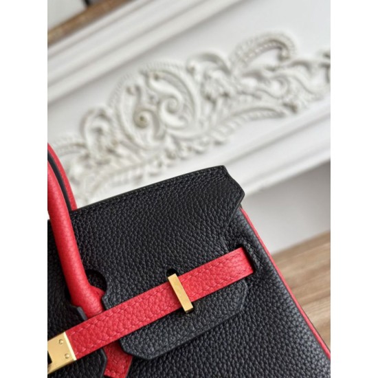 Replica di lusso Borse Firmate Hermès Birkin 25cm/30cm bicolore pelle Togo Nero/Rosso Imitazioni Cloni Borse Firmate Replica Hermès Birkin 25cm/30cm bicolore pelle Togo Nero/Rosso firmate