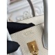 Replica di lusso Borsa Hermès Birkin 25cm/30cm bicolore pelle Togo Bianco/Blu Imitazioni Cloni Borsa Hermès Birkin 25cm/30cm bicolore pelle Togo Bianco/Blu firmate