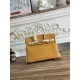 Cloni Borse Firmate Replica Hermès Birkin 25cm/30cm bicolore pelle Togo Giallo/Bianco firmate