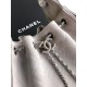 Cloni Borse Chanel 25 Mini Hobo AS5631 pelle di vitello scamosciata Grigio firmate