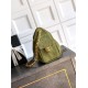 Replica di lusso Borse Chanel 25 Mini Hobo AS5631 pelle di vitello scamosciata Verde Imitazioni Cloni Borse Chanel 25 Mini Hobo AS5631 pelle di vitello scamosciata Verde firmate