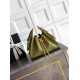 Replica di lusso Borse Chanel 25 Mini Hobo AS5631 pelle di vitello scamosciata Verde Imitazioni Cloni Borse Chanel 25 Mini Hobo AS5631 pelle di vitello scamosciata Verde firmate