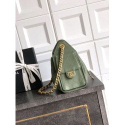 Borse a secchiello/a spalla Chanel 25 piccola AS5631 pelle trapuntata caviar Verde Borse a secchiello/a spalla Chanel 25 piccola AS5631 pelle trapuntata caviar Verde