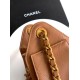 Replica di lusso Borsa a secchiello/a spalla Chanel 25 piccola AS5631 pelle trapuntata caviar Marrone Imitazioni Cloni Borsa a secchiello/a spalla Chanel 25 piccola AS5631 pelle trapuntata caviar Marrone firmate