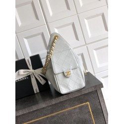 Borse a secchiello/a spalla Chanel 25 piccola AS5631 pelle trapuntata caviar bianco Borse a secchiello/a spalla Chanel 25 piccola AS5631 pelle trapuntata caviar bianco