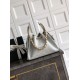 Cloni Borse Firmate Replica a secchiello/a spalla Chanel 25 piccola AS5631 pelle trapuntata caviar bianco firmate