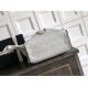 Cloni Borse Firmate Replica a secchiello/a spalla Chanel 25 piccola AS5631 pelle trapuntata caviar bianco firmate