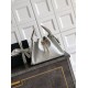 Cloni Borse Firmate Replica a secchiello/a spalla Chanel 25 piccola AS5631 pelle trapuntata caviar bianco firmate