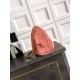 Replica di lusso Borse Chanel 25 Mini Hobo AS5631 pelle di vitello scamosciata rosa Imitazioni Cloni Borse Chanel 25 Mini Hobo AS5631 pelle di vitello scamosciata rosa firmate